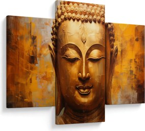 Kép - Buddha, olajfestmény (90x60 cm)