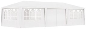 fehér rendezvénysátor oldalfalakkal 4 x 9 m 90 g/m²