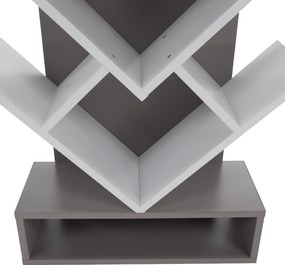 Polcrendszer, szürke/fehér, VEVEY