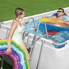 Bestway TAJVAN szögletes fémvázas medence szett 488 x 244 x 122 cm