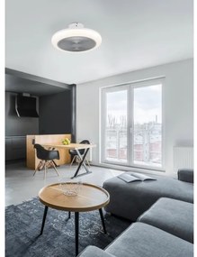 Eglo 35138 - LED Dimmelhető mennyezeti ventilátor KOSTRENA LED/25,5W/230V szürke + távirányító