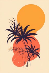 Poszter 40x60cm Trópusi Nyugat