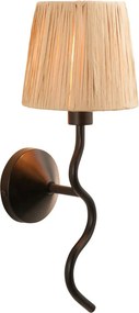 Endon glamour modern fali lámpa wriggle fekete end114226