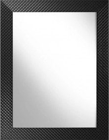 Ars Longa Piko tükör 143x53 cm négyszögletes fekete PIKO40130-C