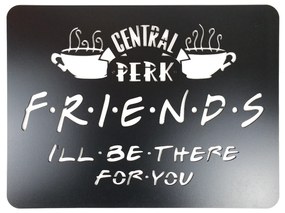 Vidám Fal Fából készült fali dekoráció Jóbarátok Friends