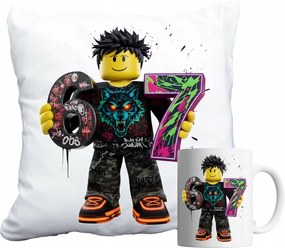 Bögre És Párna Szett Six Seven 67 Steal A Brainrot Ajándék Név