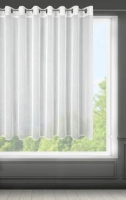 Sonia eső szerkezetű fényáteresztő függöny Fehér 300x145 cm
