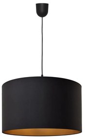 Helam Csillár zsinóron ALBA 1xE27/15W/230V á. 45 cm fekete/arany HE0989