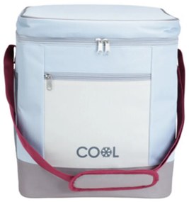 COOL 30 literes XXL hűtőtáska, thermo-s, 37 x 31 x 31 cm, világoskék