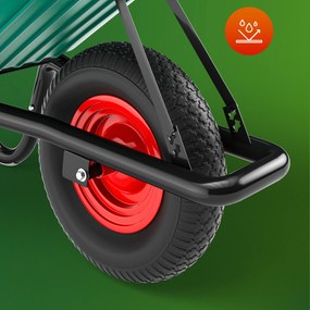 Gardebruk® Kerti talicska 100 l - zöld