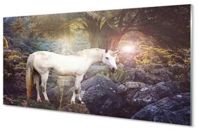 Akrilkép Unikornis az erdőben 120x60 cm