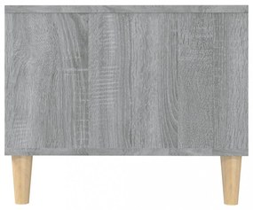 szürke sonoma színű szerelt fa dohányzóasztal 102 x 50 x 40 cm