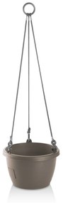 Gardenico Marina önöntöző felakasztható virágtartó taupe, átmérő: 30 cm, 30 cm átmérőjű