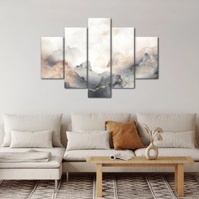 Kép - Hegyi absztrakció márvány textúrával (150x105 cm)