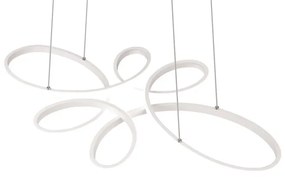 Fehér LED függőlámpa Fly – Trio