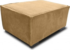 Fotel lábtartóval SMART SET, mustárszínű