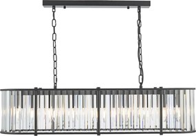 Dar Lighting glamour kristály modern függeszték kiran fekete darkir3422