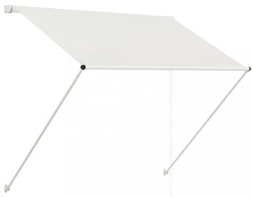 feltekerhető krémszínű napellenző 100 x 150 cm