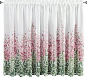 Függöny 300x160 cm virágos ablakdísz nappaliba