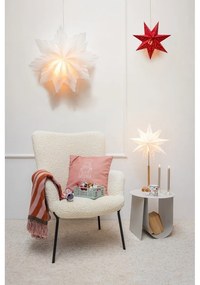 Glasgow fehér műszőrme füles fotel - House Nordic