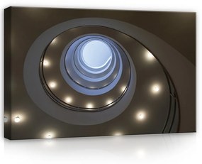 Csigalépcső, vászonkép, 60x40 cm méretben