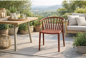 Barna műanyag kerti szék Capri – Bonami Essentials