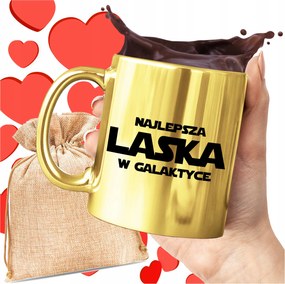 Arany Bögre A Galaxis Legjobb Csaja Valentin Napi Ajándék Nyomott Mintával