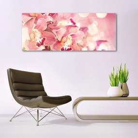 Üvegfotó virágok növények 120x60cm