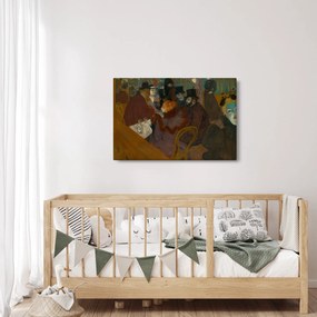 Kép - Henri de Toulouse-Lautrec, At the Moulin Rouge, reprodukciók (90x60 cm)