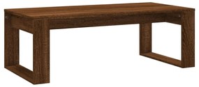barna tölgyszínű szerelt fa dohányzóasztal 102x50x35 cm