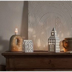 Kerámia gyertyatartó teamécseshez Urbania Lighthouse Church Tower – Kähler Design