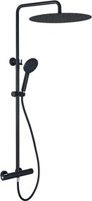 Zuhanyszett termosztátos csapteleppel DRAGOR matt fekete