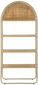 Könyvespolc panama kerek 80x40x180cm