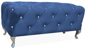 Hestia zsámoly téglalap alakú, kék / ezüst