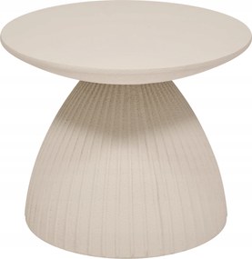 Dohányzóasztal elefántcsont Fylis 50 cm modern loft nappali divatos