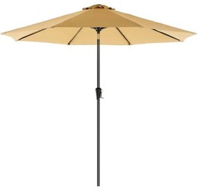 Kerti napernyő, UPF 50+, napernyő, 30°-ban dönthető, 3 m, taupe | SONGMICS
