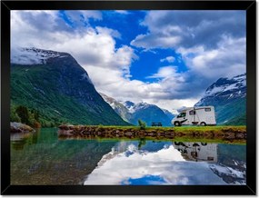 Poszterek keretben 40x30 Nyaralás Kempingezés