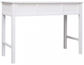 fehér tömör császárfa íróasztal 108 x 45 x 76 cm