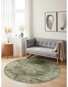 Zöld kerek szőnyeg ø 160 cm Gloria Lydia – Hanse Home