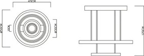 GLOBO 67191-50 BLASIUS Modern Led Függesztett Lámpa IP20