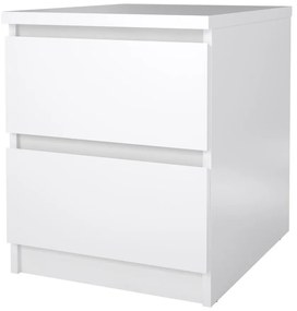 Simplicity III éjjeliszekrény, fehér fényes