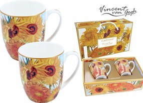 2 db-os bögre szett 350ml van Gogh Napraforgók