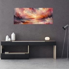Kép - Festett alkonyat (120x50 cm)