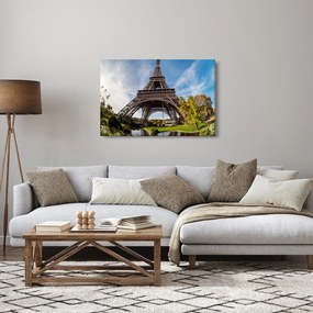 Kép - Eiffel-torony színes (90x60 cm)