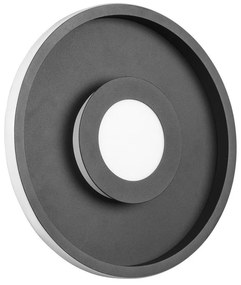 Matt fekete fém LED mennyezeti lámpa ø 30 cm Ascari – Trio