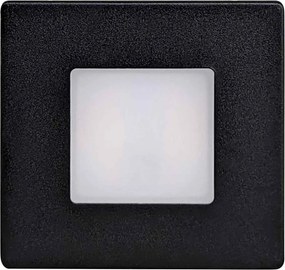 LED kültéri lépcsővilágító lámpa LED/1,7W/230V 3000/4000/6000K IP54 fekete