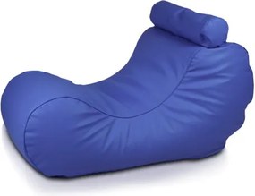 Babzsák nyugágy XL öko-bőr TiaHome - Kék