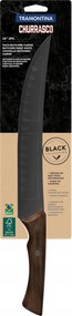Tramontina Húsvágó kés 24cm Churrasco Black 10" 1PC