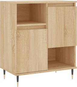 vidaXL sonoma tölgy színű szerelt fa tálalóasztal 60 x 35 x 70 cm