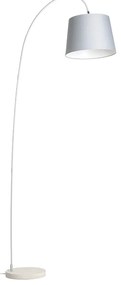 Modern ívlámpás szürke árnyékolóval - Bend